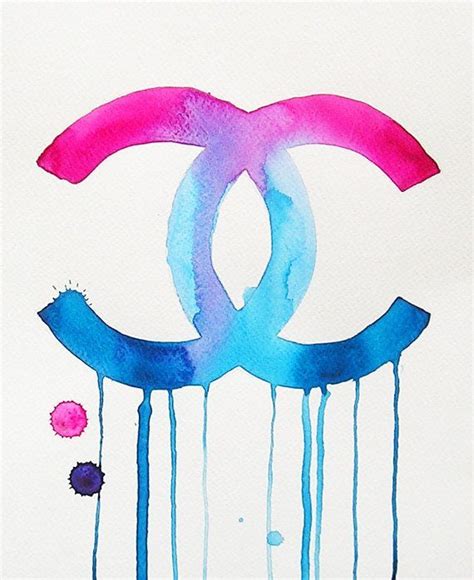 Image Result For Girly Watercolor Painting Chanel Chanel Art Chanel
