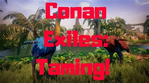 Conan Exiles! Getting taming and pets! - YouTube