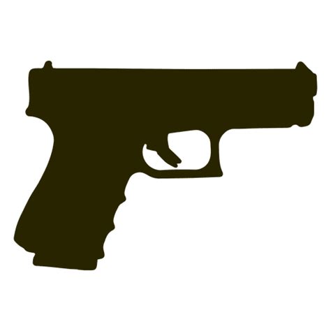 Glock Pistol Silhouette Png And Svg Design For T Shirts