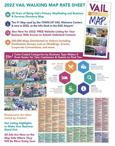 Its Time To Get On The 2022 Vail Walking Map