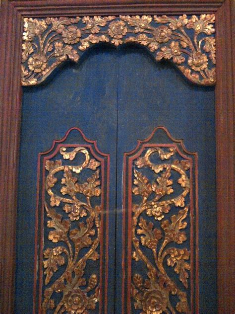 Balinese Door Just The Top Part Balinese Doors Are Typically Very