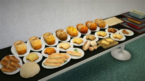 Bread Deco At Budgie2budgie Sims 4 Updates