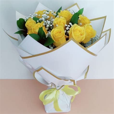 Yellow Roses Bouquet For Same Day Delivery Smiling Sun