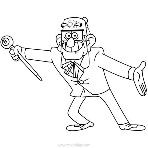 Gravity Falls Bill Cipher Coloring Pages