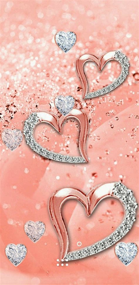 Browse millions of popular glitter wallpapers and ringtones on zedge and personalize your phone to suit you. Hearts (With images) | Bling wallpaper, Love wallpaper backgrounds, Pretty wallpapers