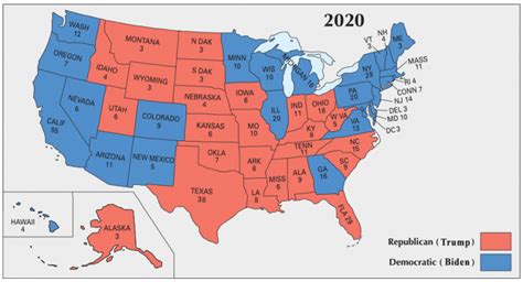Us Election Of 2020 Map Gis Geography