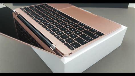 Apple Macbook Rose Gold 12 Inch 2016 Unboxing And Firstlook Youtube