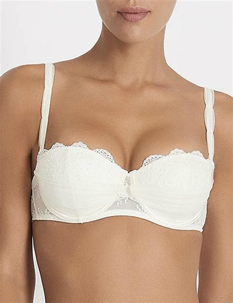 Aubade A Lamour Moulded Cup Strapless Bandeau Bra Da06 2 Womens Luxury