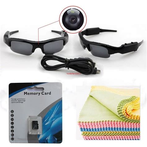 spy hidden camera camcorder sunglasses dv dvr video recorder 8gb card ibay