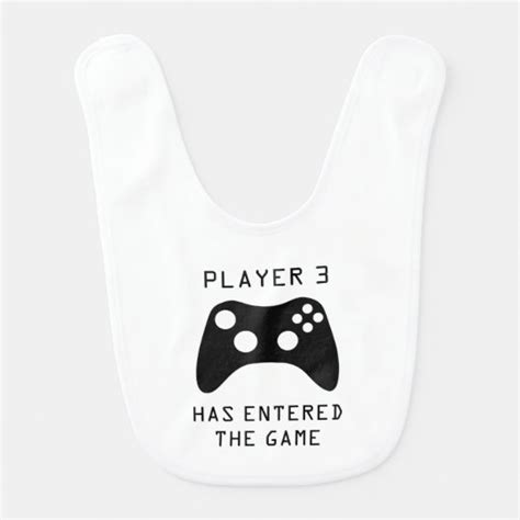 Player 3 Has Entered The Game Video Game Baby Bib
