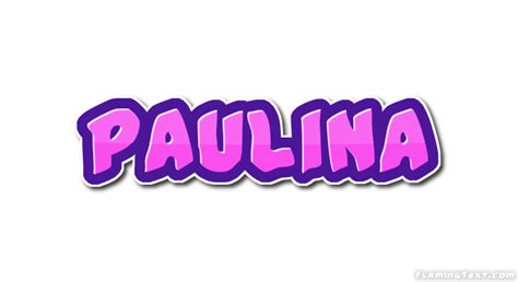 Paulina Logo Free Name Design Tool From Flaming Text