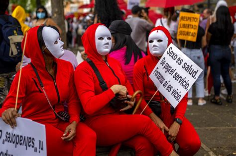 Spanish Sex Club Owners Workers Protest Prostitution Bill