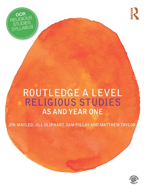 Routledge A Level Religious Studies Taylor And Francis Group
