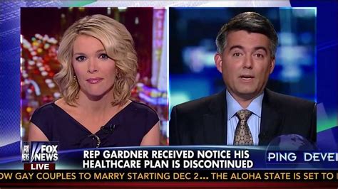 Rep Cory Gardner Discusses Obamacares Rollout Youtube