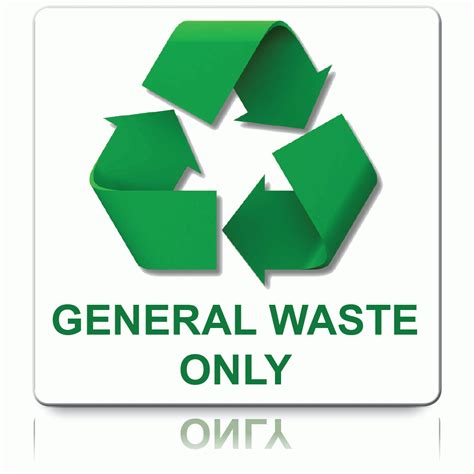 Buy Recycle General Waste Only Labels Recycling Labels