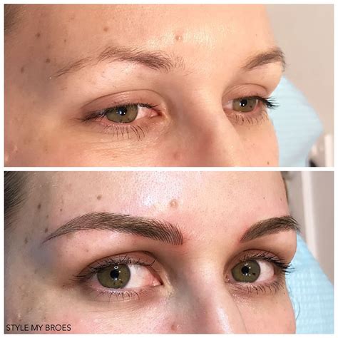 Freshly Microbladed Brows You Can See The Difference A Good Eyebrow