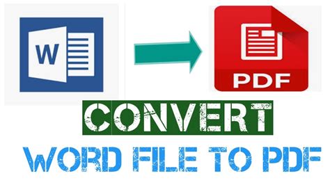 How To Convert Word File To Pdf Word To Pdf Youtube