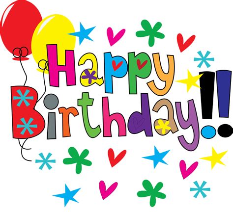 Happy Birthday Clip Art In Greeting 72 Cliparts