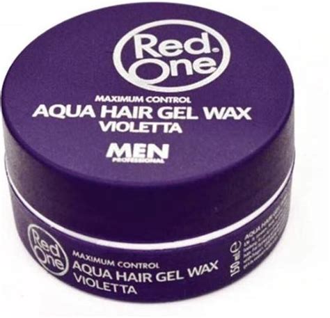 Red One Aqua Hair Gel Wax Violetta For Men 150 Ml