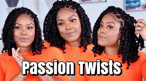 Short Passion Twist Tutorial Easy Step By Step Diy No Crochet Youtube