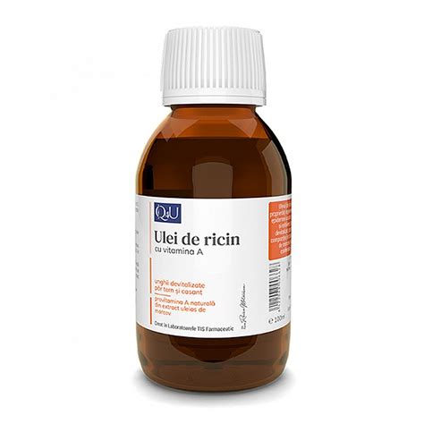 Ulei De Ricin Cu Vitamina A Ingrijeste Pielea Unghiile Si Parul Flacon Ml Tis