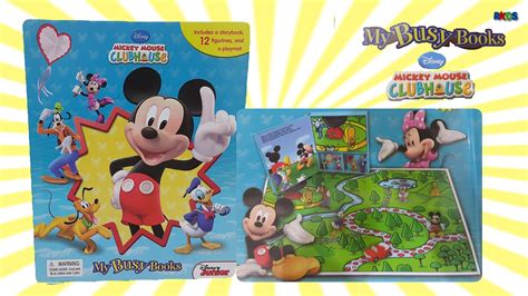Mickey Mouse Clubhouse Disney My Busy Storybook 12 Figurines Playmat W