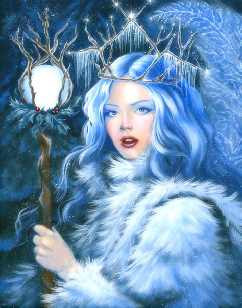Frost Witch Art Witch Art Fantasy Art Fantasy Witch