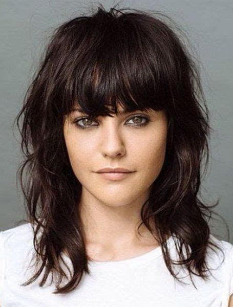 55 Best Layered Hairstyles And Haircuts Mid Length Hair With Bangs