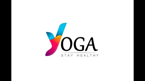 Illustratorial Tutorial Yoga Logo Design Youtube