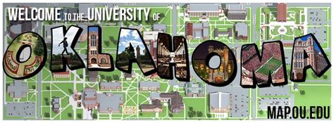 New And Improved Campus Map Campus Map Ou Sooners University Of