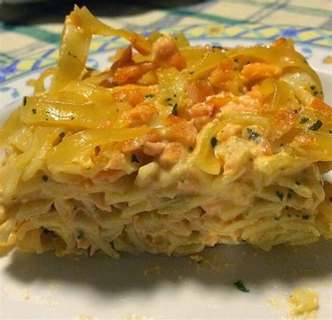 In cucina con Trilly : Timballo di tagliatelle al salmone