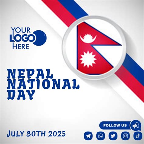 Nepal National Day Template Postermywall