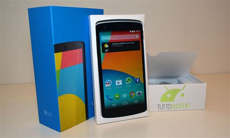 Nexus 5 Video Unboxing E Primo Avvio Da Tuttoandroid Tuttoandroid
