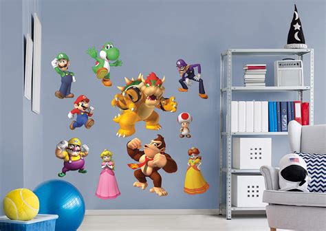 Super Mario Characters Collection Wall Decal Shop Fathead For Mario