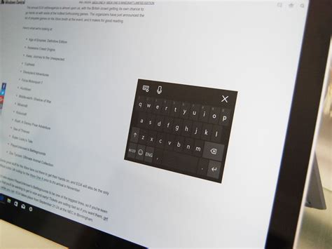 How To Use The New Touch Keyboard In Windows 10 Windows Central
