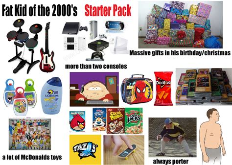 The Fat Kid In The 2000s Starter Pack Rstarterpacks