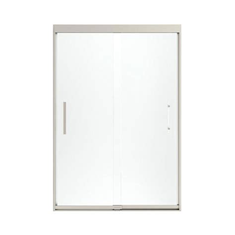 sterling finesse 44 625 to 47 625 in x 70 0625 in frameless sliding alcove shower door with