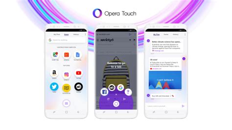 This feature keeps the browser window uncluttered while providing you with full functionality. Opera Touch je novi internet pregledač koji je optimizovan za korišćenje jednom rukom ...