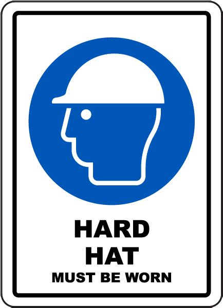 Hard Hat Must Be Worn Sign G2608 By