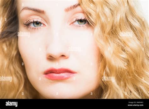 Woman Blond Portrait Studio Hi Res Stock Photography And Images Alamy