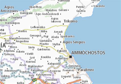 Michelin Agios Sergios Map Viamichelin