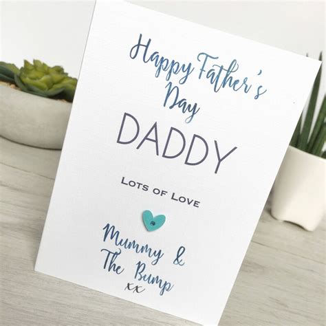 Personalised Daddy To Be Father S Day Card Daddy From Etsy