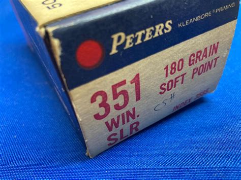 Peters 351 Wsl 50 Round Full Original Box 351 Wsl For Sale At
