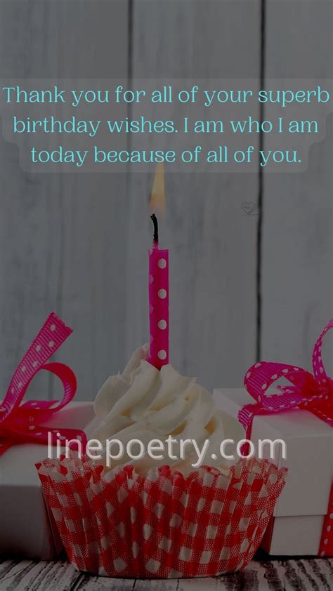 310 Grateful Ways To Say Thank You For Birthday Wishes Linepoetry