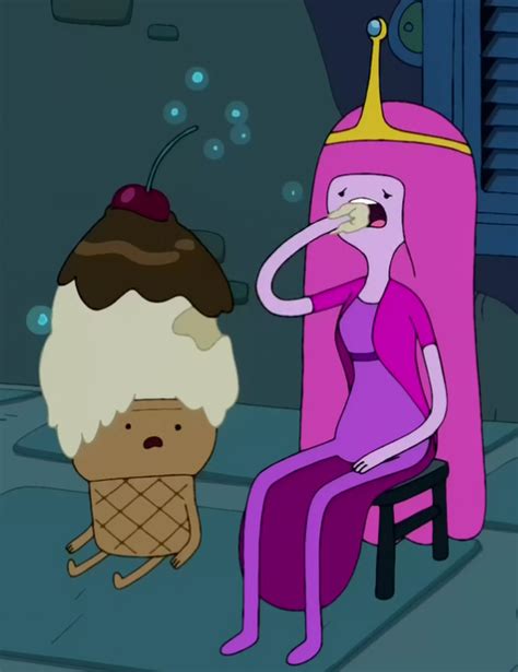 Image S2e24 Princess Bubblegum Eating Ice Cream Png Adventure Time Wiki Fandom Powered By