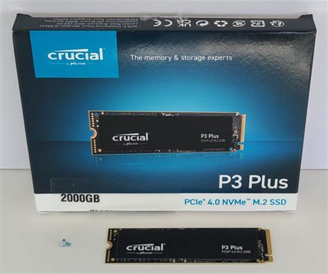 Box Contents And Physical Features Crucial P3 Plus 2tb