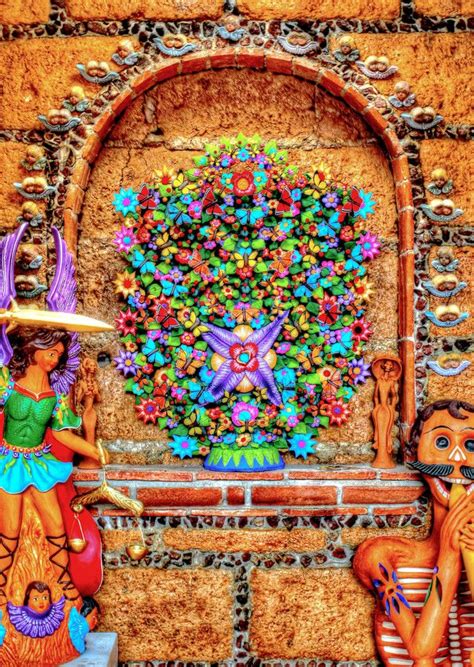 The Strenght Of Mexico Mexican Folk Art Mexican Art Tree Of Life Art