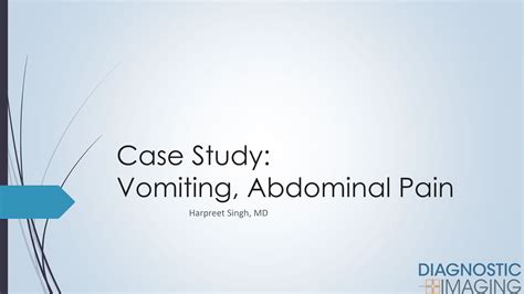Vomiting Abdominal Pain Diagnostic Imaging