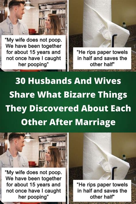 30 husbands and wives share what bizarre things they discovered about each other after marriage