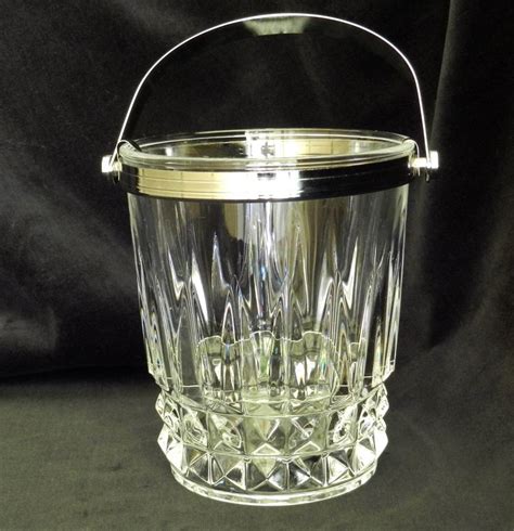 Cristal D Arques France Lead Crystal Ice Bucket Lead Crystal Ice Bucket Crystals